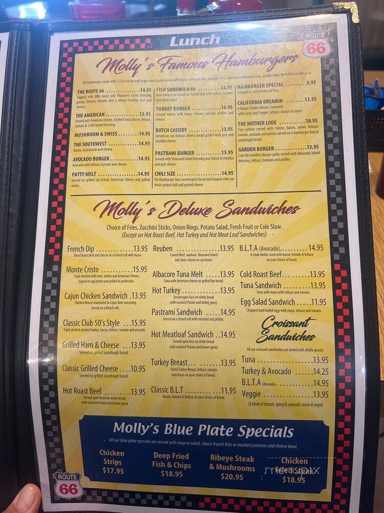 Molly's Cafe - San Bernardino, CA menu_pic