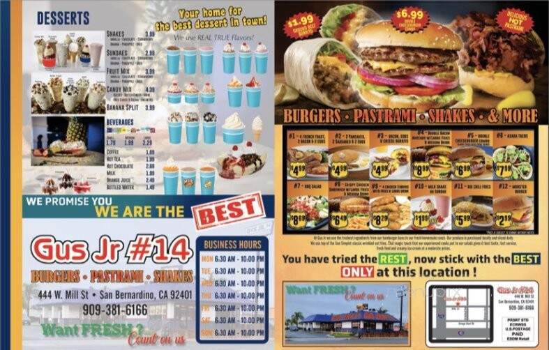 Gus Junior - San Bernardino, CA menu_pic