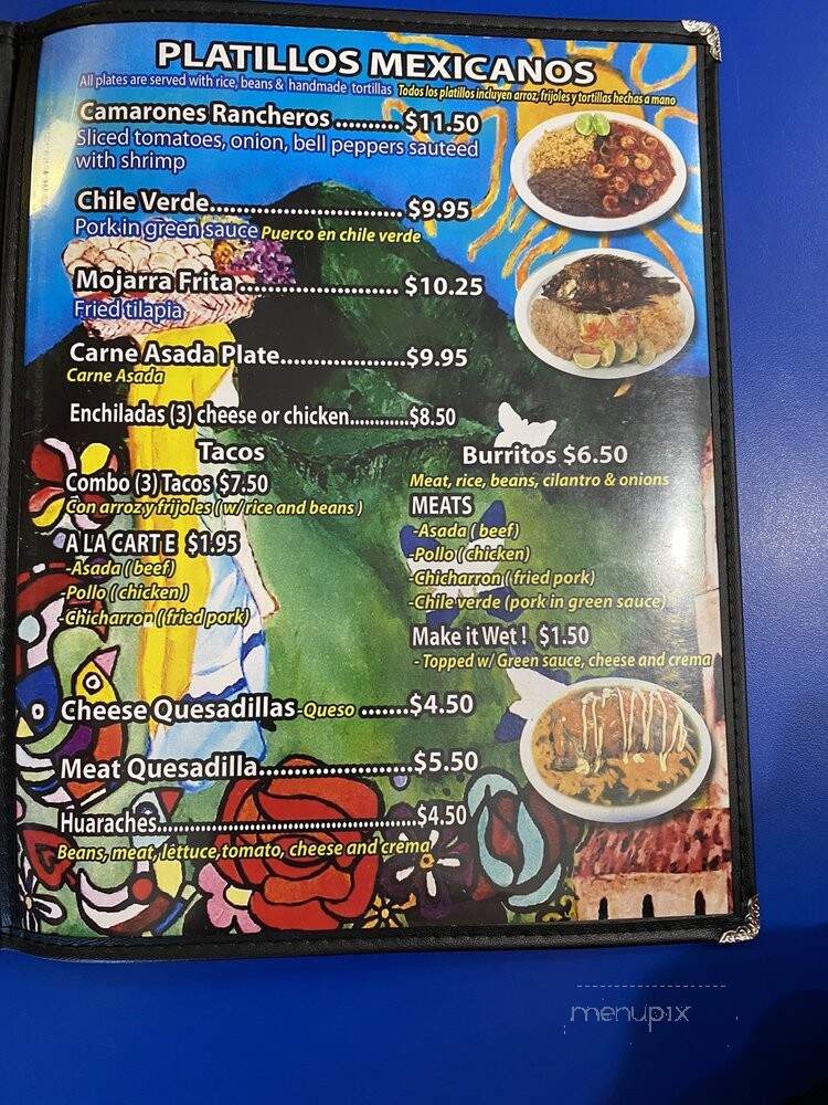 Chela's Restaurant - San Bernardino, CA menu_pic