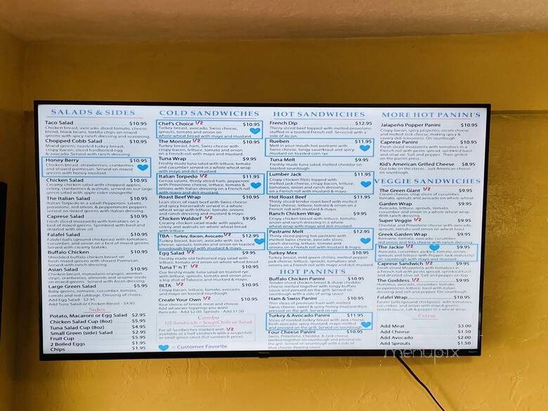 Deli-Icious - La Jolla, CA menu_pic