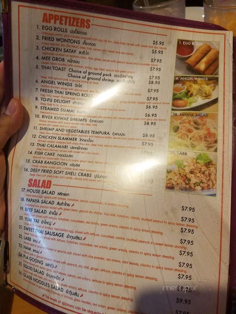 River Kwai Thai Cuisine - Moreno Valley, CA menu_pic