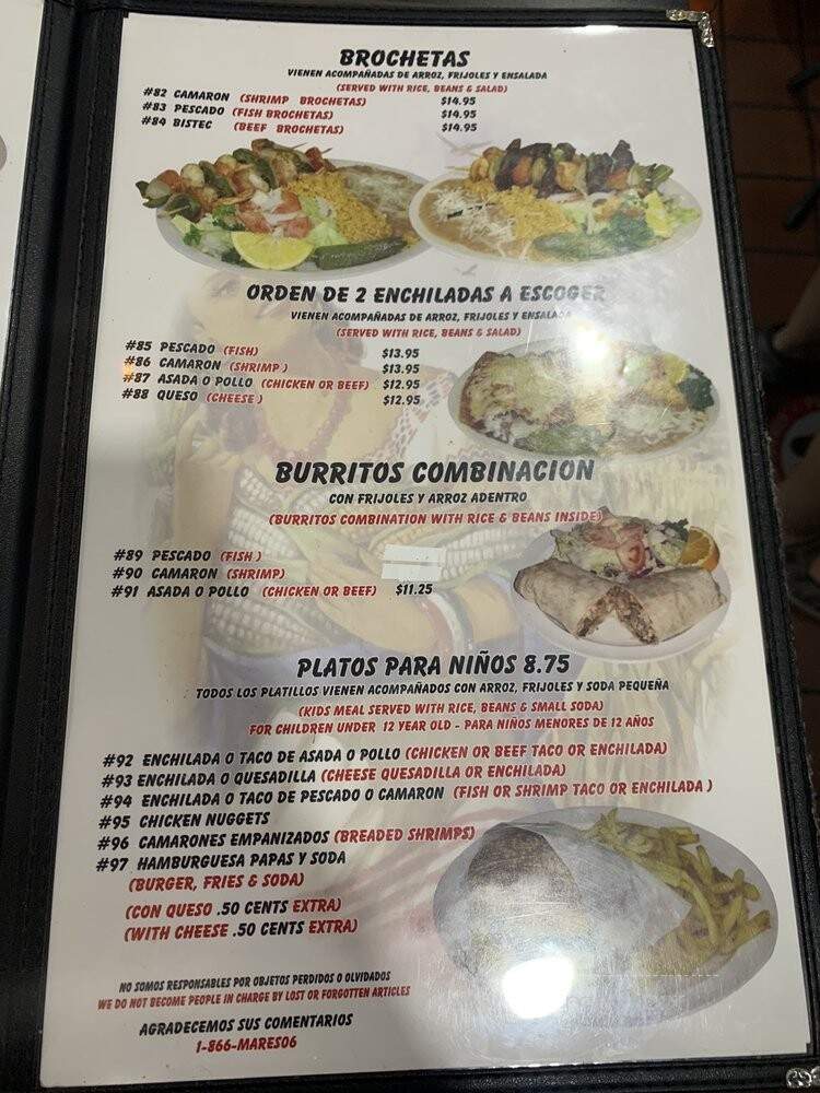 Mariscos Espinoza - San Bernardino, CA menu_pic