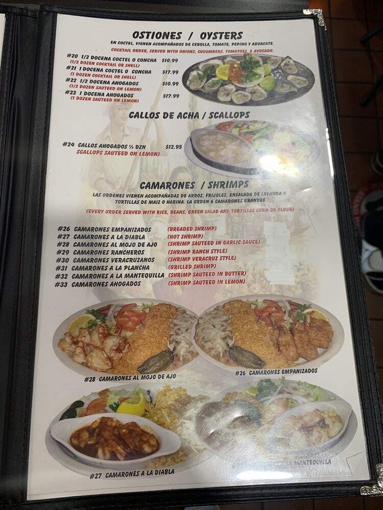 Mariscos Espinoza - San Bernardino, CA menu_pic