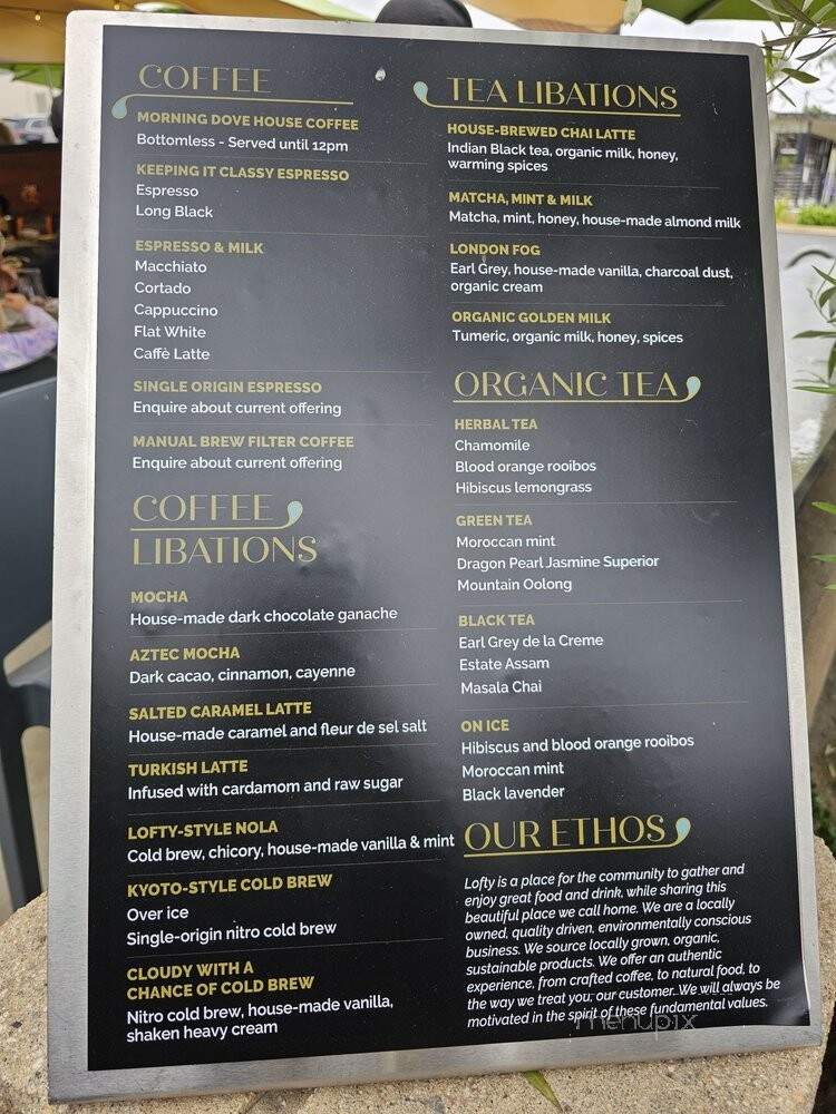 Zinc Cafe - Solana Beach, CA menu_pic