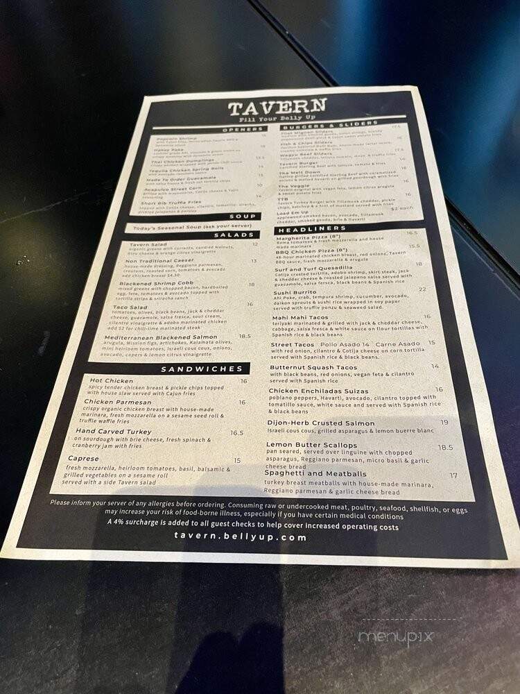 Wild Note Cafe - Solana Beach, CA menu_pic