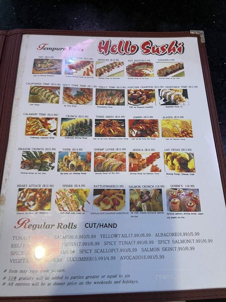 Hello Sushi Japanese Rest - Redlands, CA