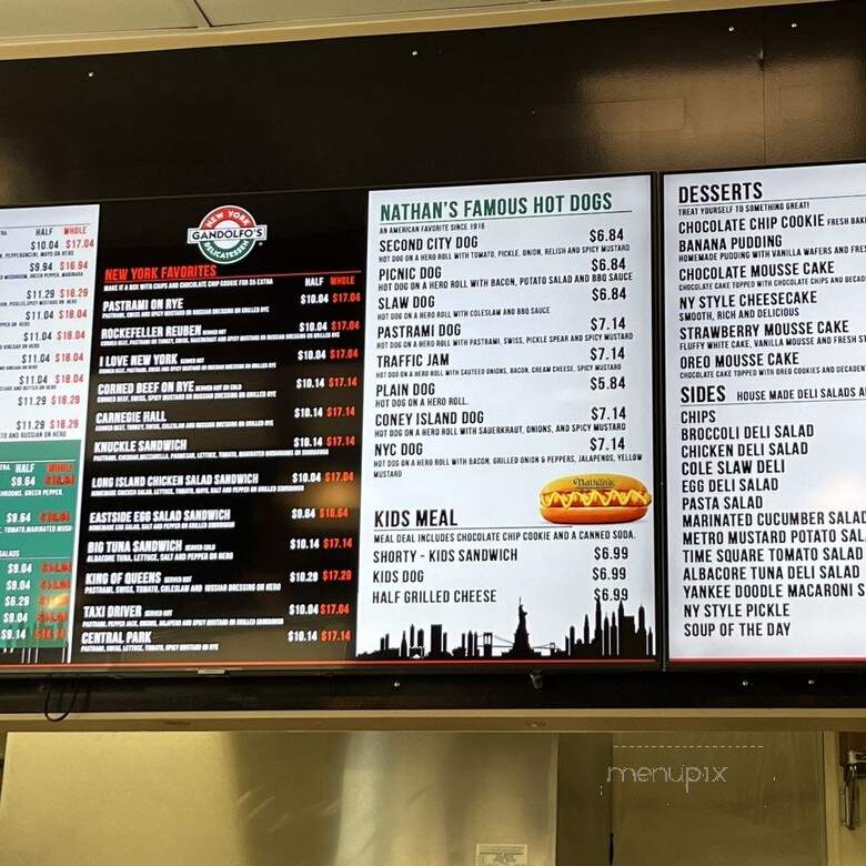 Gandolfo's New York Deli - Rancho Cucamonga, CA menu_pic