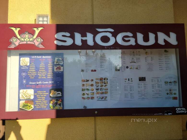 Shogun Restaurant - Temecula, CA menu_pic