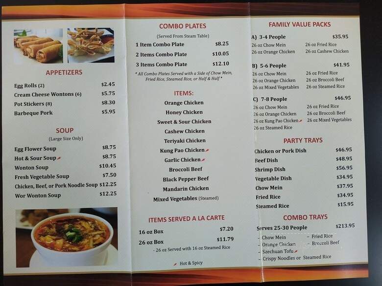 Dragon Express - Temecula, CA menu_pic