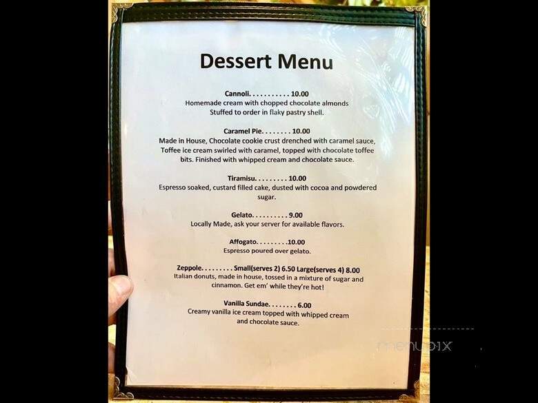 Pernicano's Family Restaurant - San Diego, CA menu_pic