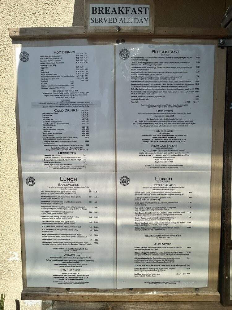 Alta Coffee & Roasting Co - Newport Beach, CA menu_pic