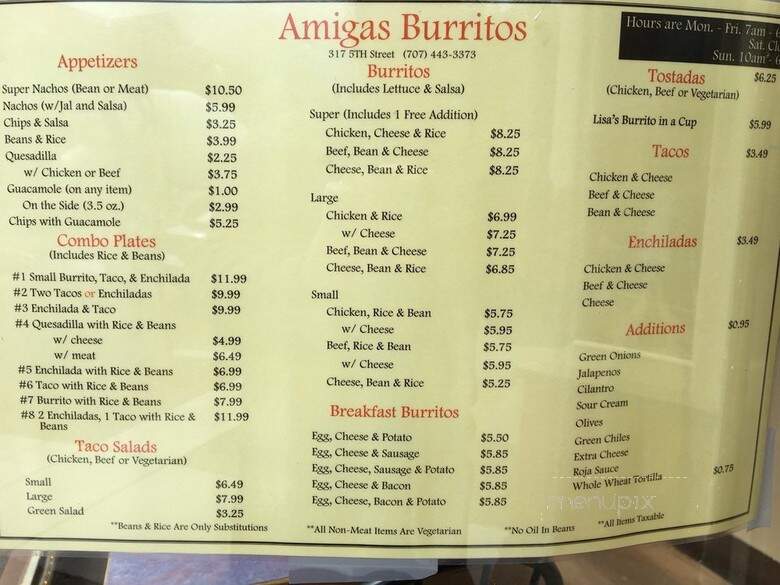 Amigas Burritos - Eureka, CA