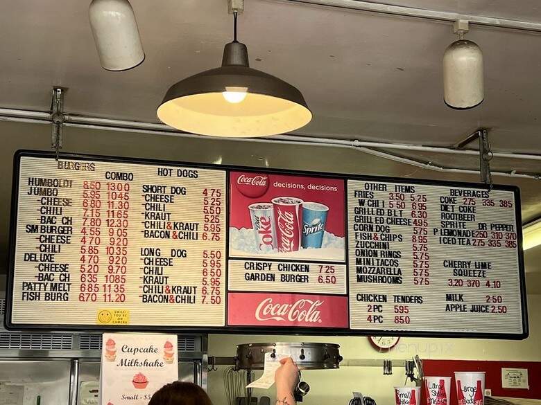 Fresh Freeze Drive-In - Eureka, CA menu_pic