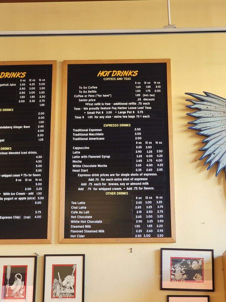 Headlands Coffeehouse - Fort Bragg, CA menu_pic