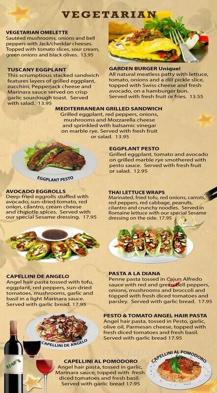 Star Restaurant - Ukiah, CA menu_pic
