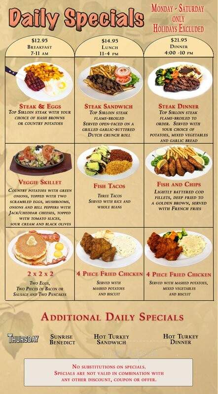 Star Restaurant - Ukiah, CA menu_pic