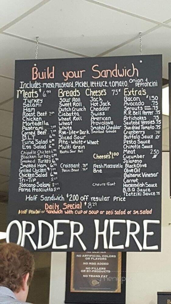 Ulia's Delicatessen - Santa Rosa, CA menu_pic