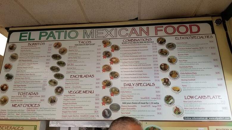 El Patio Mexican Restaurant - Santa Rosa, CA menu_pic