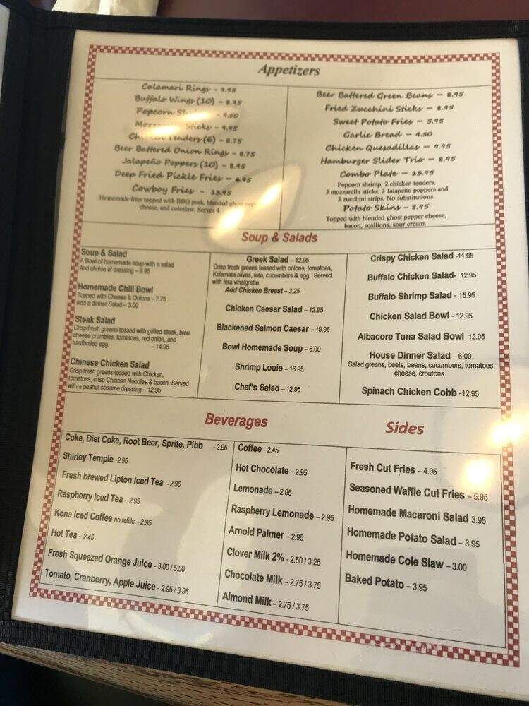 Henny Penny's - Petaluma, CA menu_pic