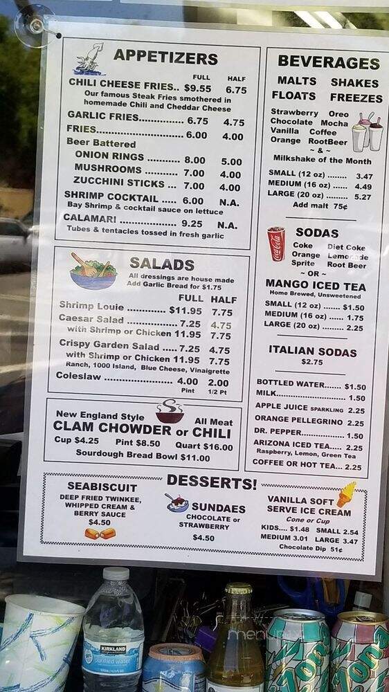 Fourth & Sea - Petaluma, CA menu_pic