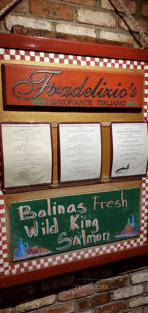Fradelizio's Ristorante - Fairfax, CA menu_pic