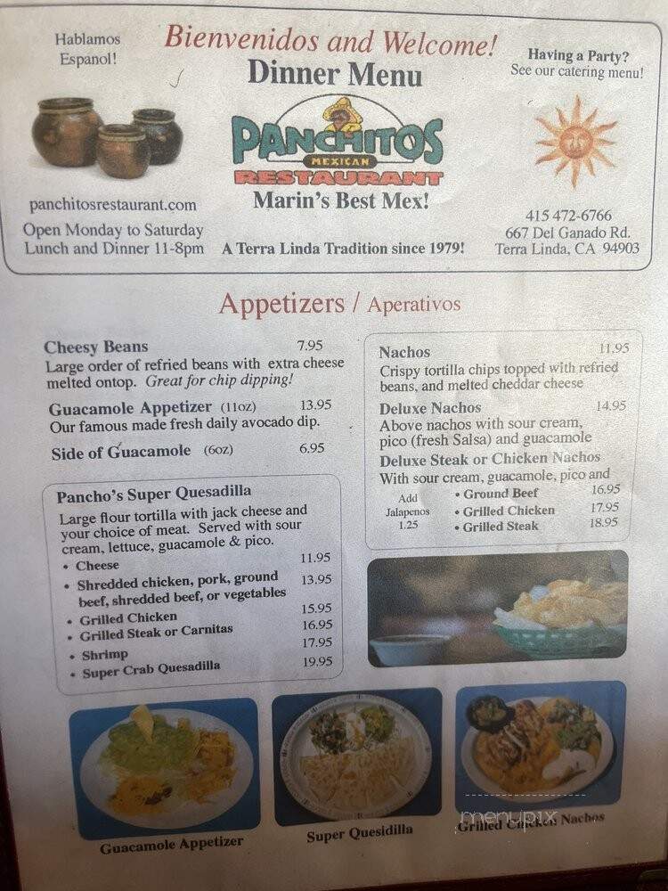 Panchitos Restaurant - San Rafael, CA