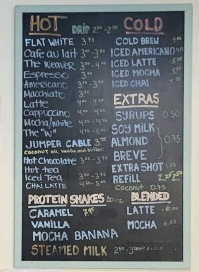 Western Espresso & Teas - San Rafael, CA menu_pic