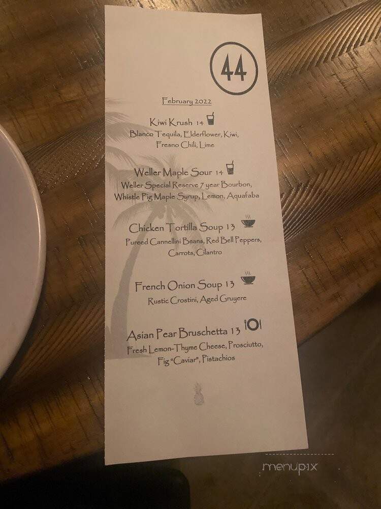 Bungalow - Mill Valley, CA menu_pic