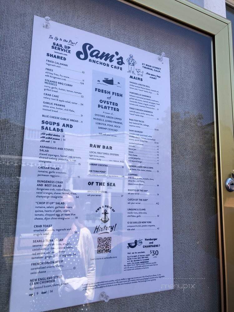 Sam's Anchor Cafe - Belvedere Tiburon, CA