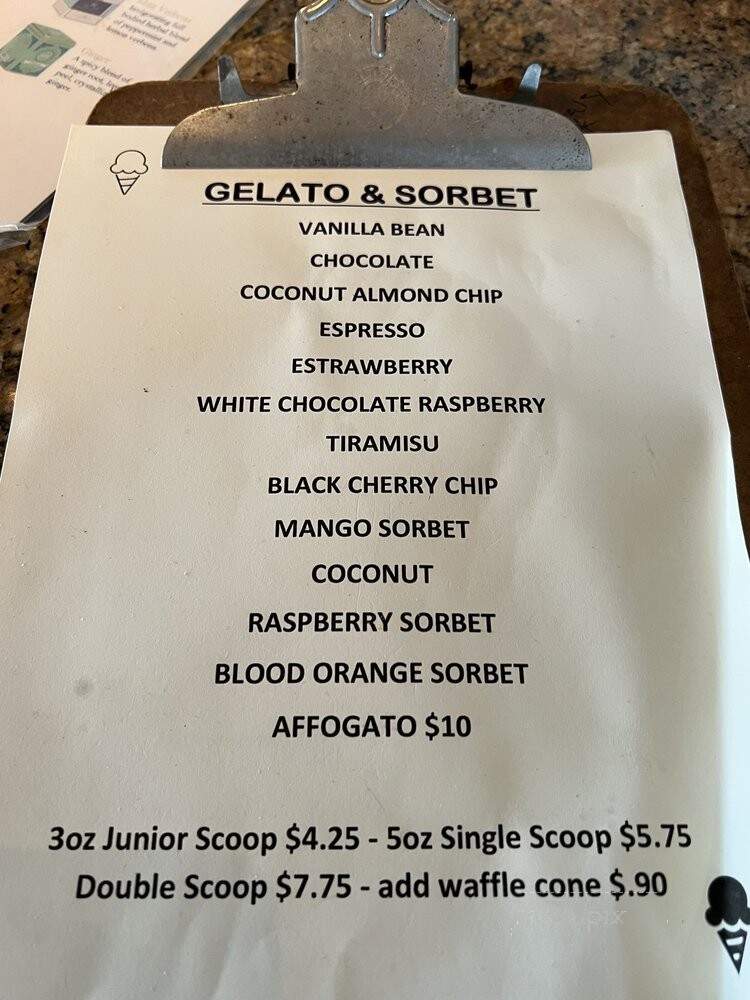 Caffe Acri - Belvedere Tiburon, CA menu_pic
