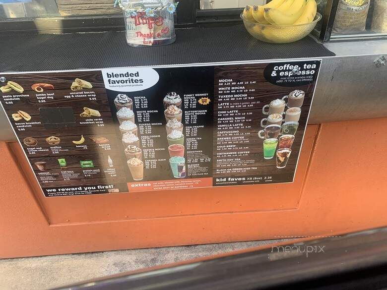 Java Detour - Redding, CA menu_pic