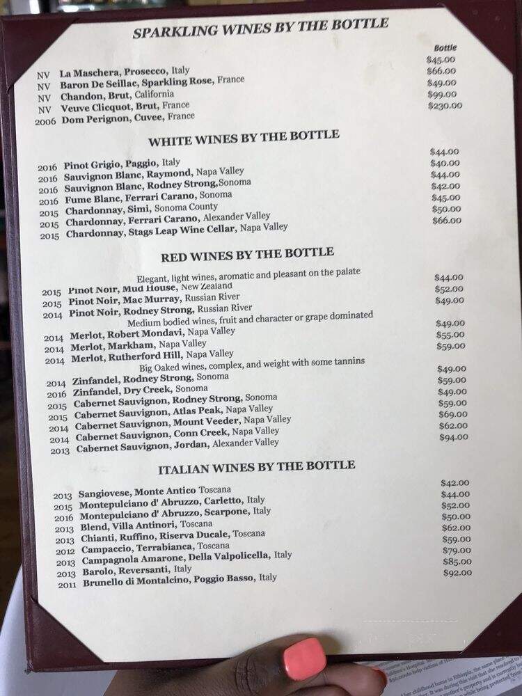 Salute Ristorante-Marina Bay - Richmond, CA menu_pic