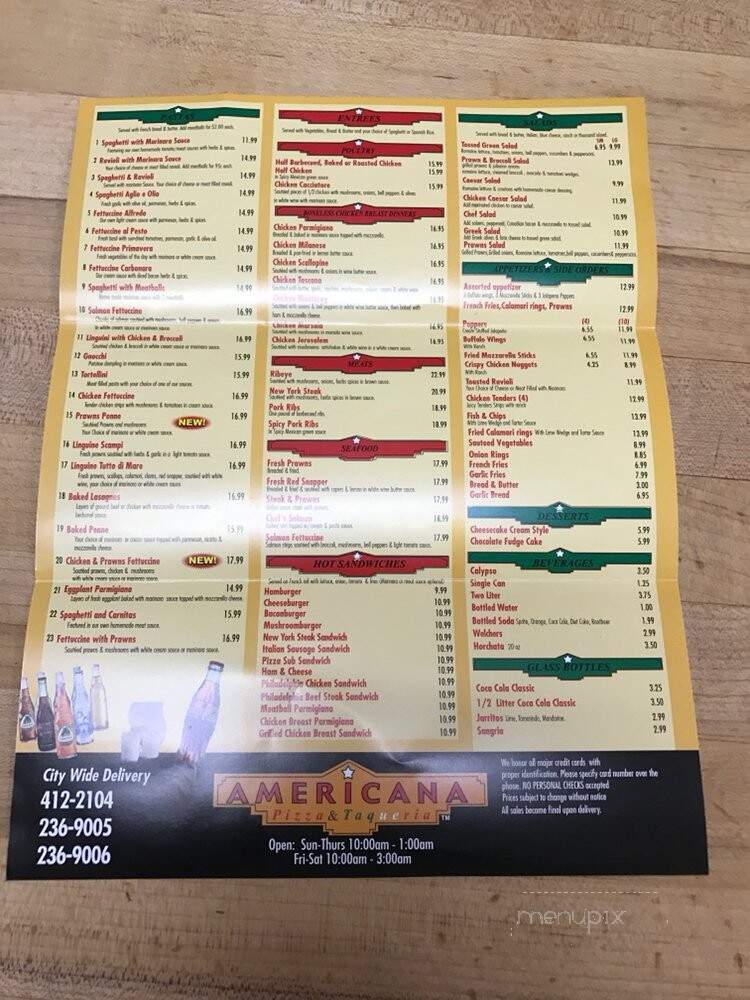 Americana Pizza & Taqueria - San Pablo, CA