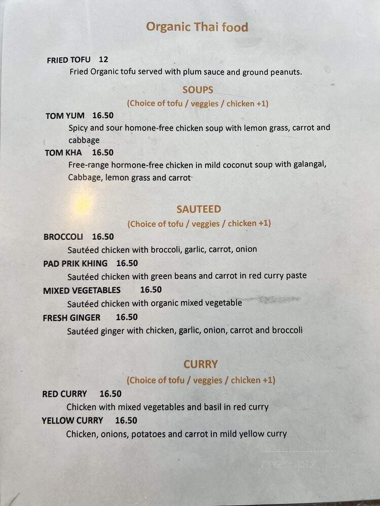 Thai Delight Cuisine - Berkeley, CA menu_pic
