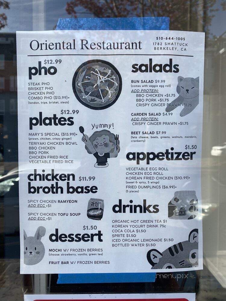 Oriental Food To Go - Berkeley, CA