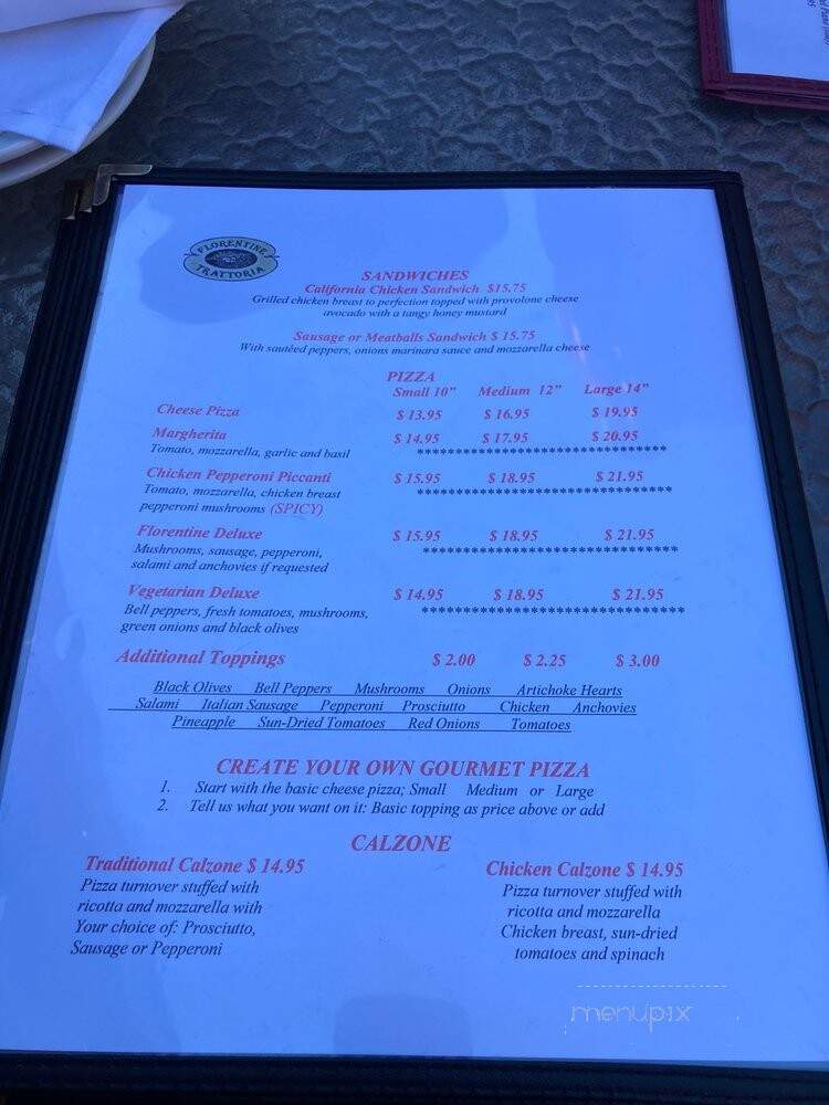 Florentine Restaurants & Pasta - Saratoga, CA