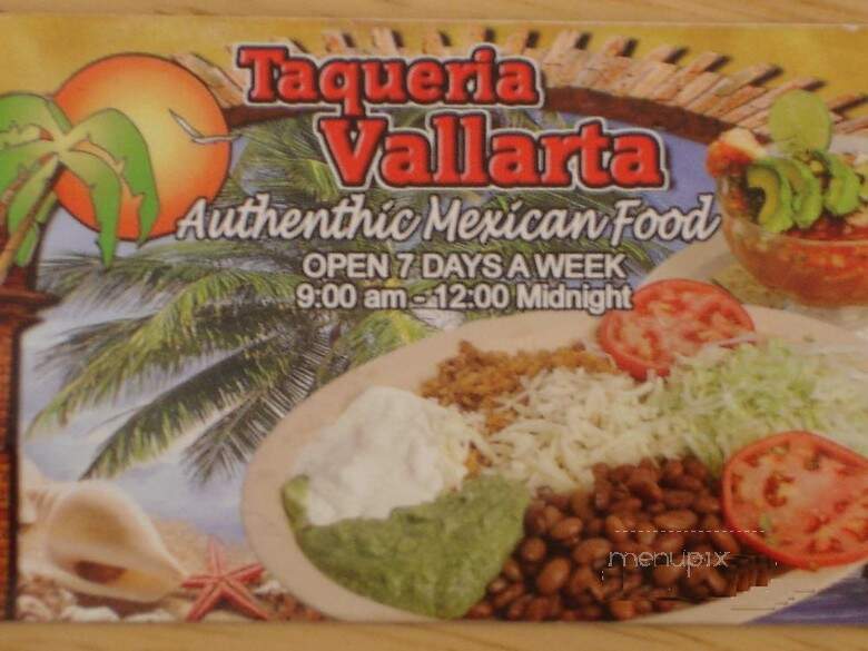 Taqueria Vallarta - Santa Cruz, CA menu_pic
