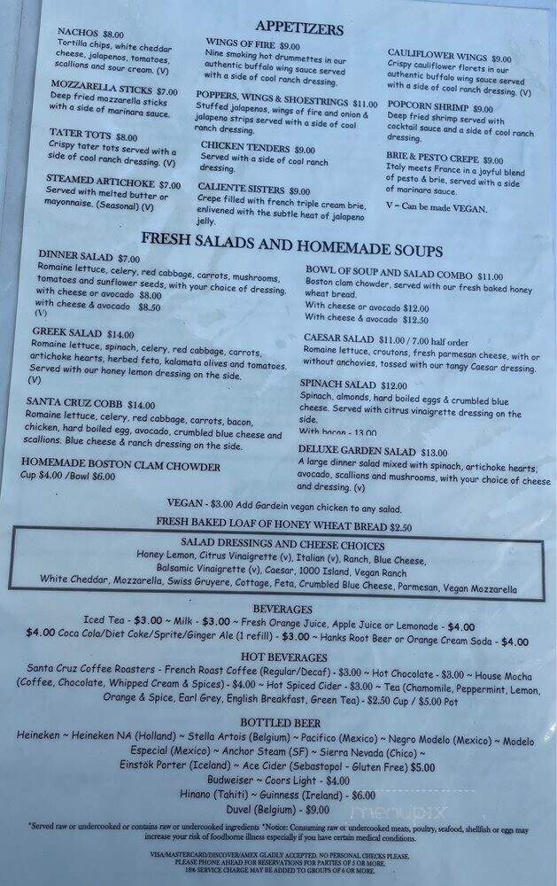Crepe Place - Santa Cruz, CA menu_pic