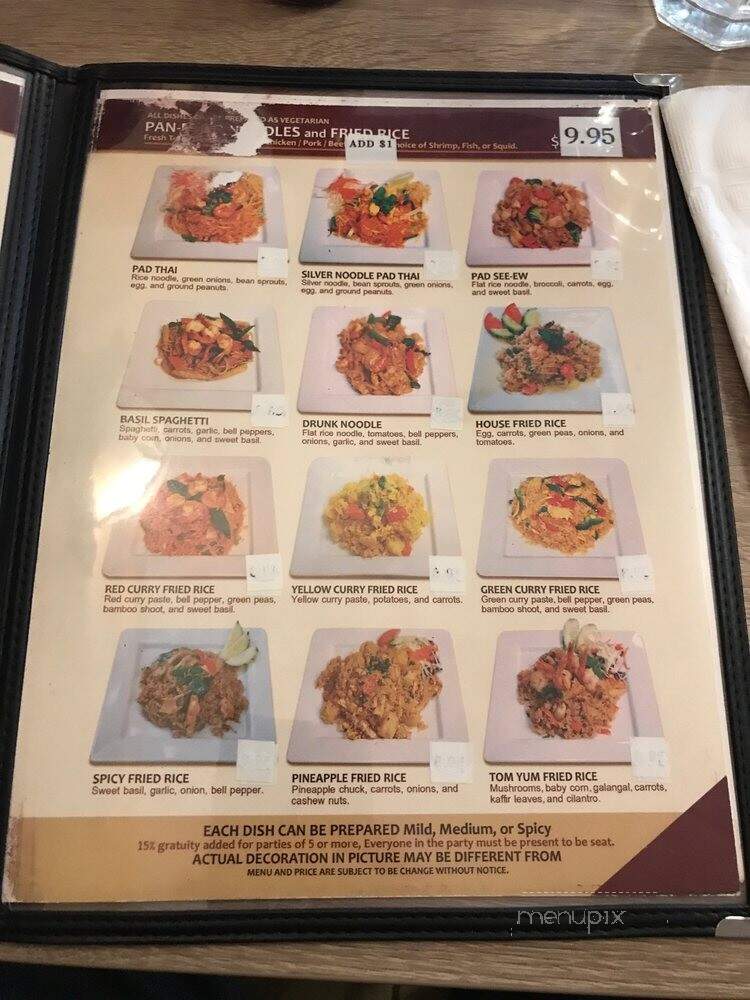 Thai Chili Cuisine - Santa Clara, CA menu_pic