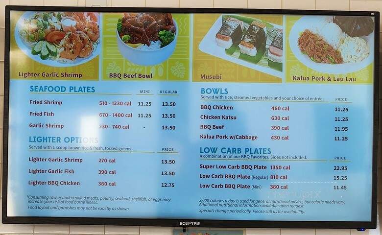 W & L Oriental Cuisine - Santa Clara, CA menu_pic