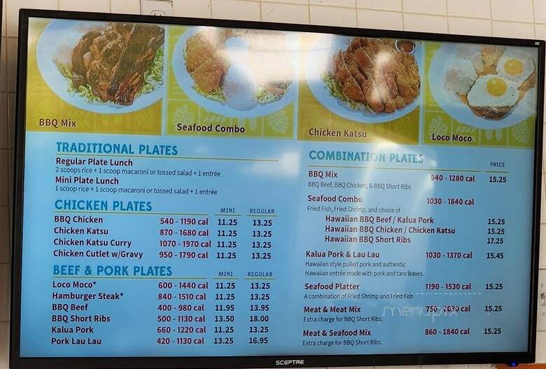 W & L Oriental Cuisine - Santa Clara, CA menu_pic