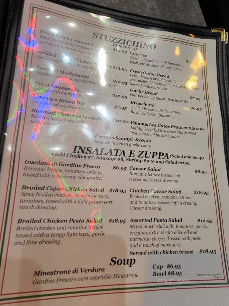 Gardino Fresco - Los Gatos, CA menu_pic