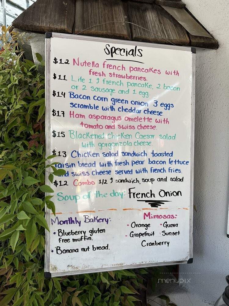 Los Gatos Cafe - Los Gatos, CA menu_pic
