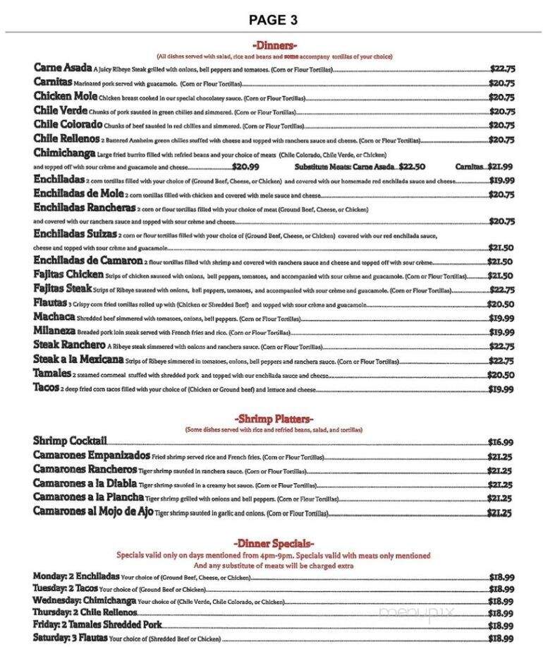El Amigo Burrito - Santa Clara, CA menu_pic