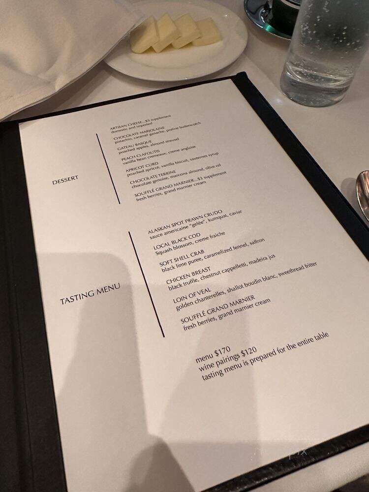 Le Papillon - San Jose, CA menu_pic
