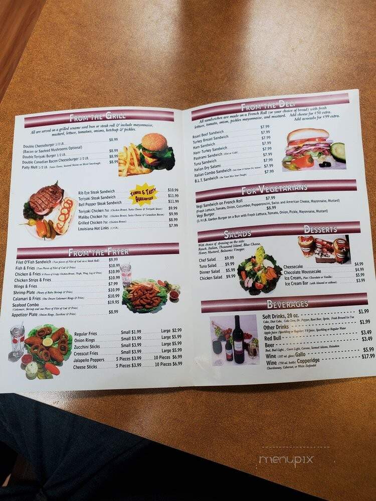 Last Chances - Santa Clara, CA menu_pic