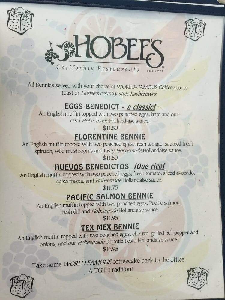 Hobee's Restaurant - San Jose, CA