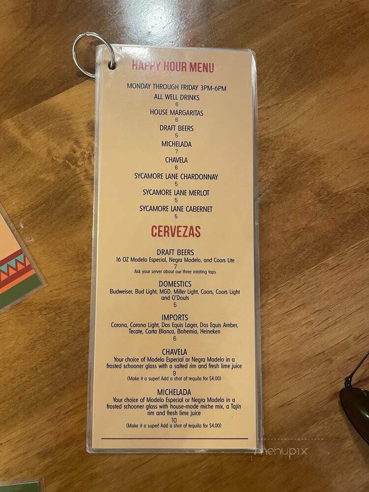 Mexico Lindo - San Jose, CA menu_pic