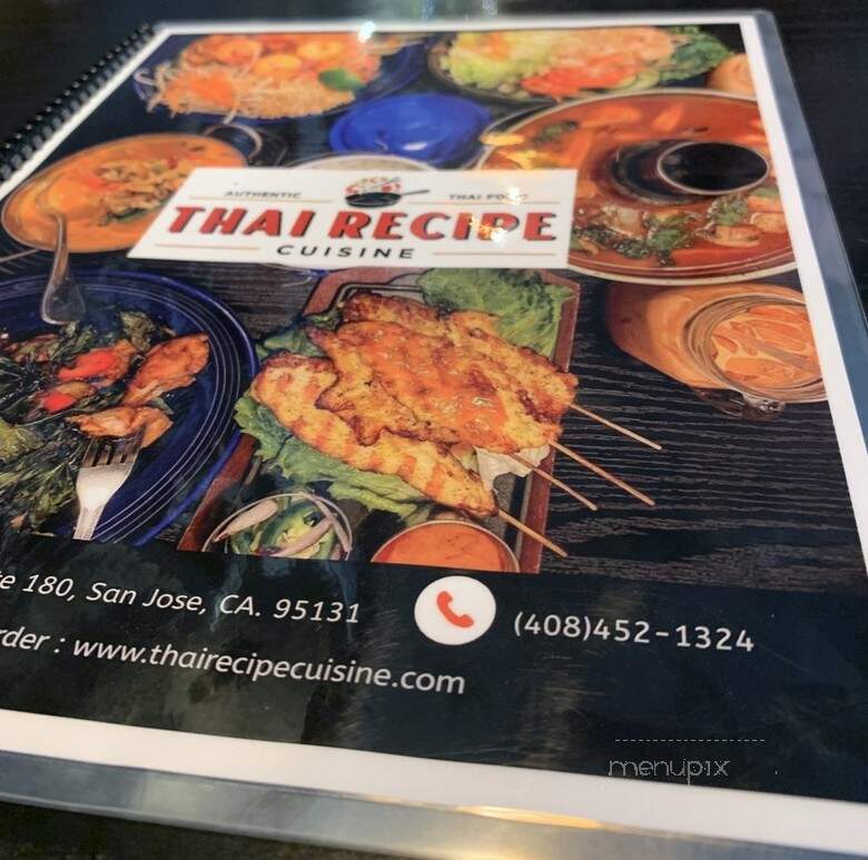 Thai Spice - San Jose, CA menu_pic