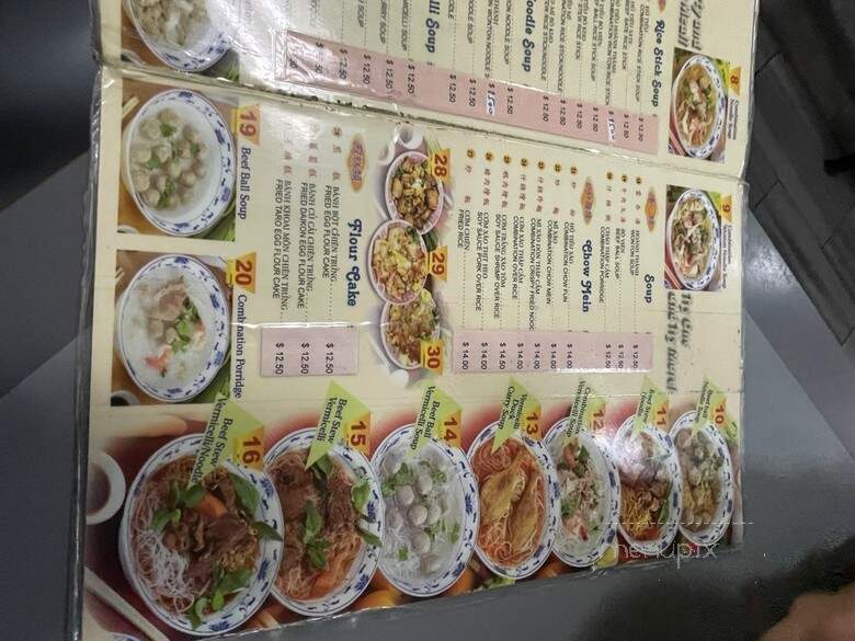 T K Noodle - San Jose, CA menu_pic